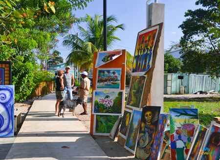 Placencia Sidewalk Art Festival (February 8–9, 2025)